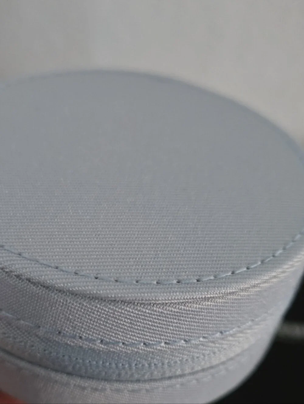 Prada Beauty Round Cosmetic Pouch in Light Blue